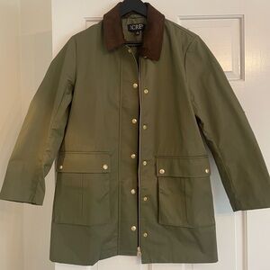 J. Crew Heritage Barn Jacket in Waxed Cotton Twill-NWOT XS